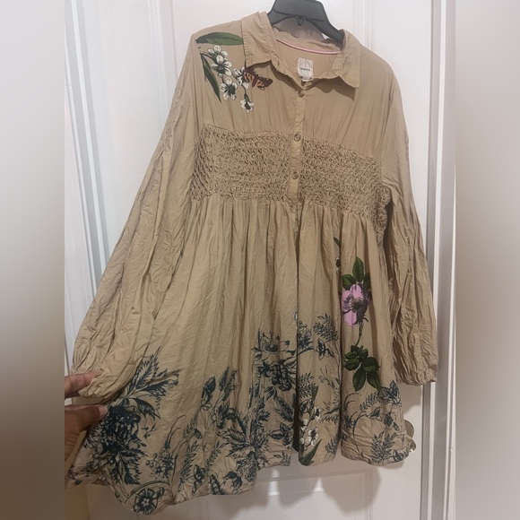 Maeve Smocked Shirt Dress - Picture 6 of 8